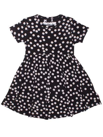 Danepop Dress Black/Off White FUN DOTS