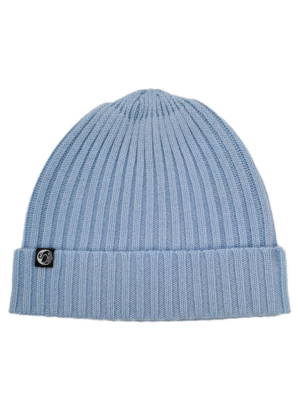 ESS - Cashmere Rib Beanie Baby Blue