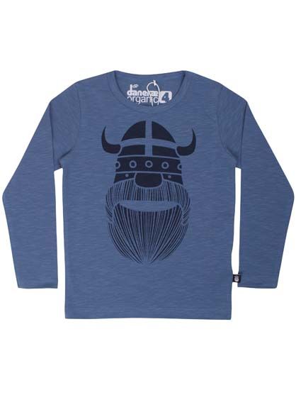 Bluse til børn med viking 
