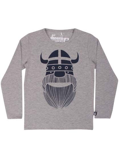 Bluse til børn med viking 
