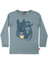 Bluse til børn med viking og hest