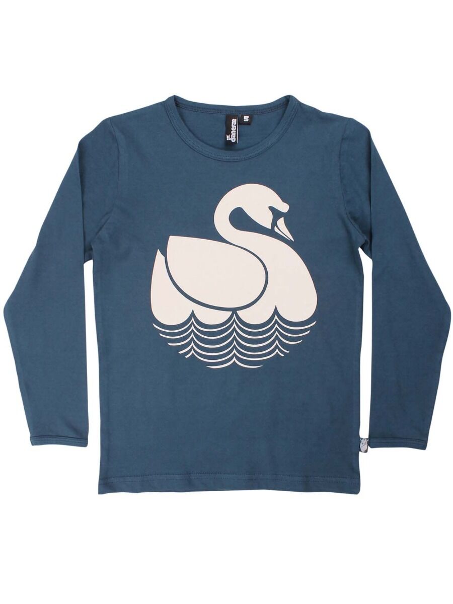 Bluse til børn med svane 