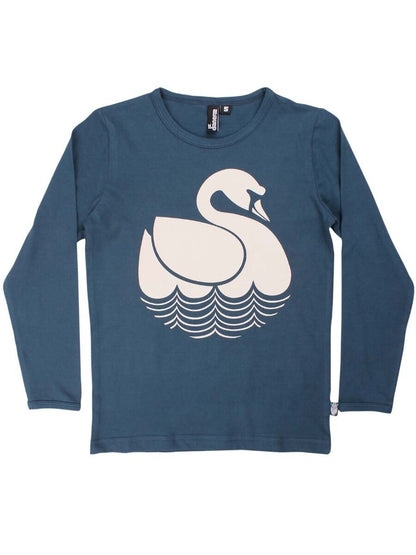 Bluse til børn med svane 