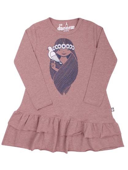 Danebermuda Dress Dry Rose W. Lurex LILMISLOVER