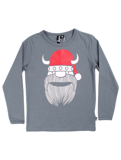 Bluse til børn med viking og nissehue