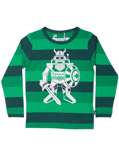 Bluse til børn med robot viking 
