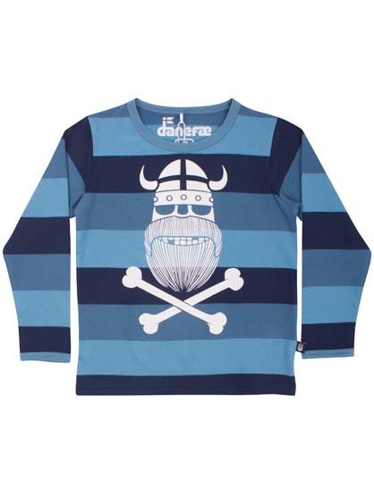 Bluse til børn med viking 
