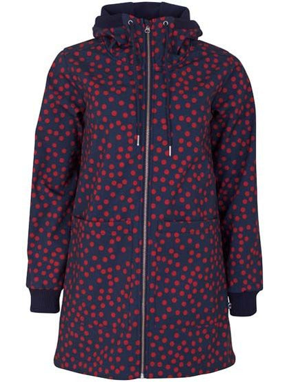 Danelaura Softshell Navy/Red FUNDOTS