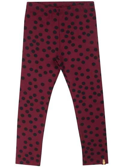 Danandrea Warm leggings Black/Drk Bdx FUN DOTS