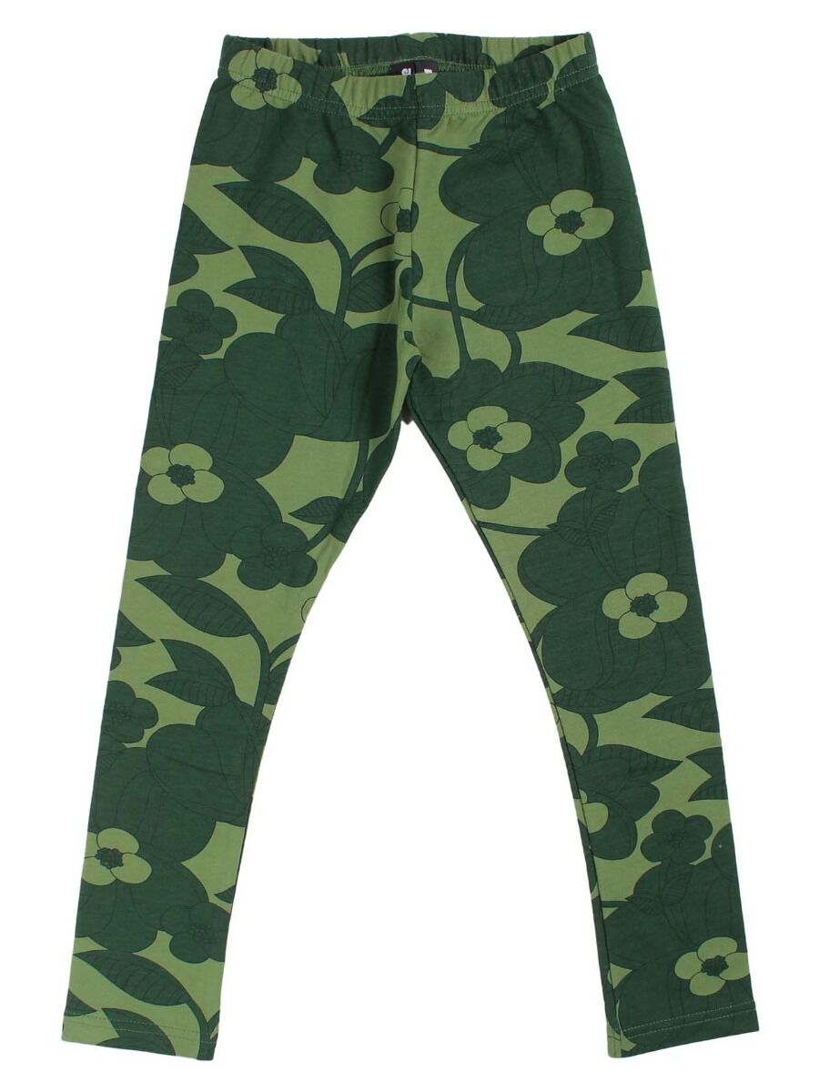 Leggings til børn med blomster  