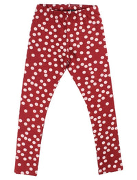 Danandrea Warm leggings Red wine/Chalk FUNDOTS