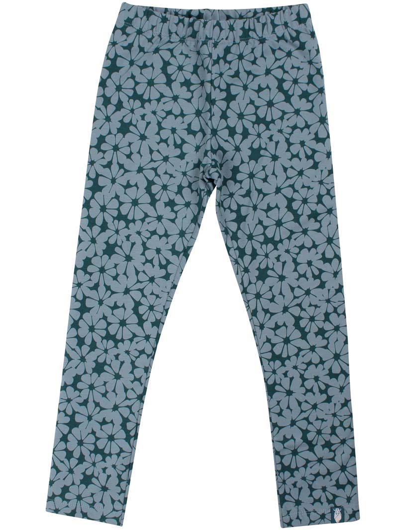 Leggings til børn med blomster 