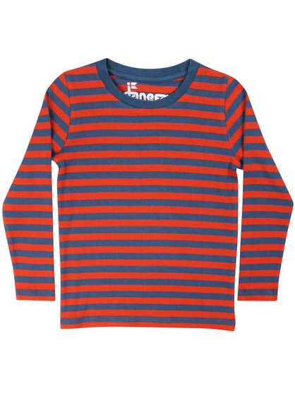Bluse til børn med striber 
