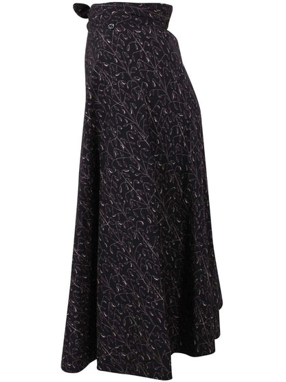 Danemikkelsen Poplin Skirt Black/Offwhite OATS