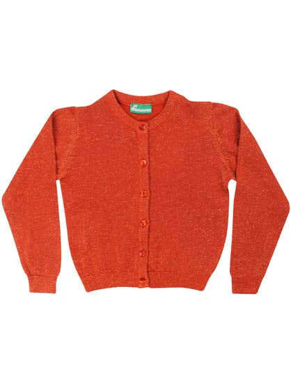 Cardigan til børn med glitter 
