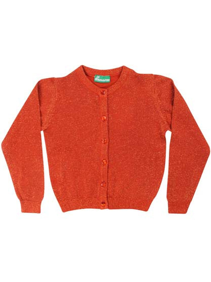 Cardigan til børn med glitter 