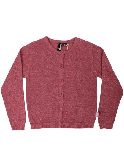 Cardigan til børn i glitter 