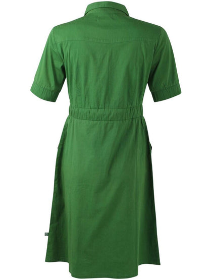 Danesusanne Poplin Dress Warm Khaki