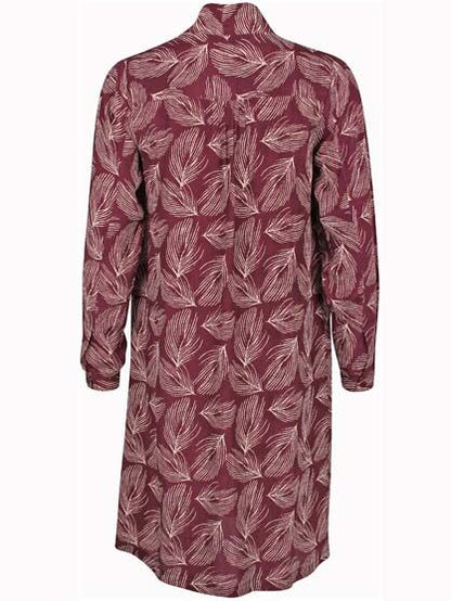 Danehilde Dress Dark BDX/LT Beige PALMA