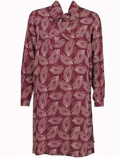 Danehilde Dress Dark BDX/LT Beige PALMA