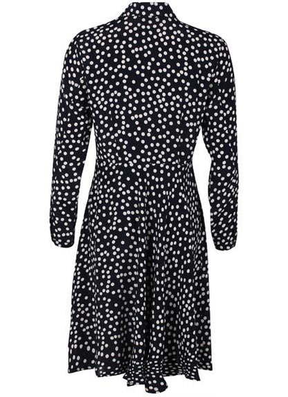 Daneprimeur Dress Dk Navy/Lt Beige FUNDOTS
