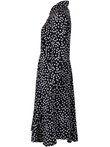 Daneprimeur Dress Dk Navy/Lt Beige FUNDOTS