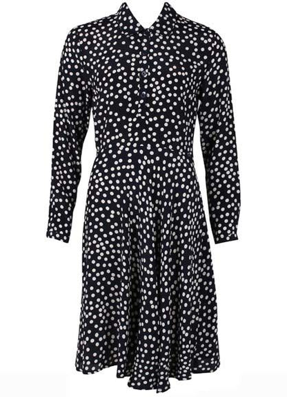 Daneprimeur Dress Dk Navy/Lt Beige FUNDOTS