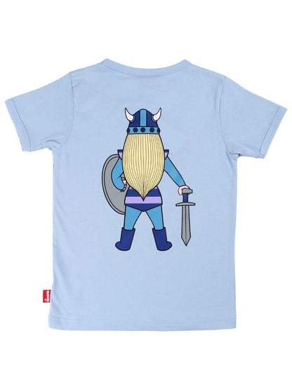 T-shirt til børn med viking  