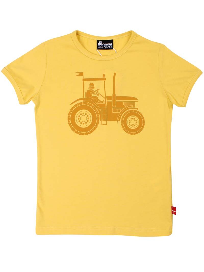 T-shirt til børn med viking på traktor 