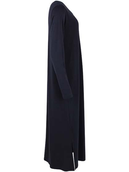Danecasilda LS Viscose Dress Dk Navy