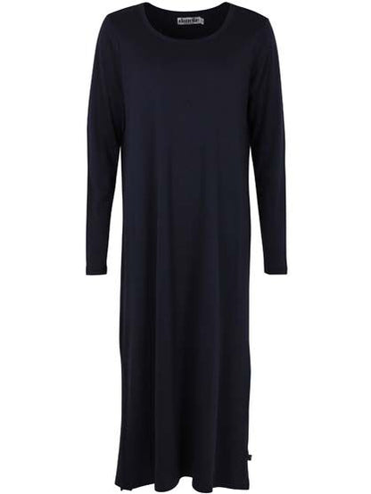 Danecasilda LS Viscose Dress Dk Navy