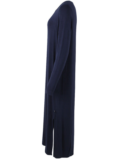 Danecasilda LS Viscose Dress Navy