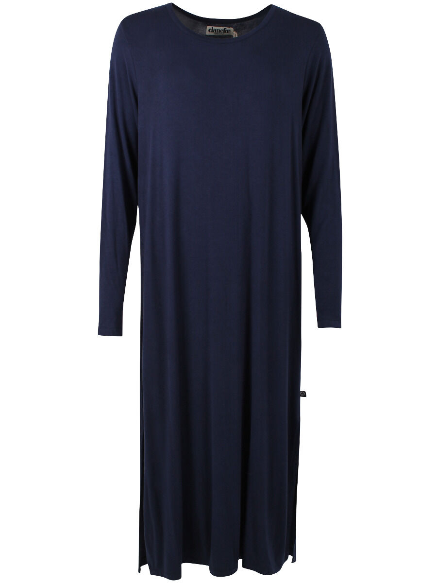 Danecasilda LS Viscose Dress Navy