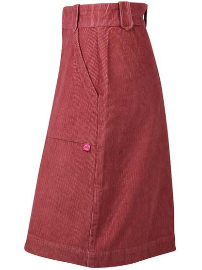 Danemadelaine Cord Skirt Grey Rose
