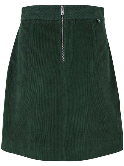 Danelondon Cord Skirt Rover Khaki