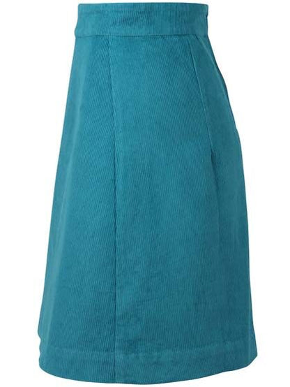 Danelondon Cord Skirt Rainblue