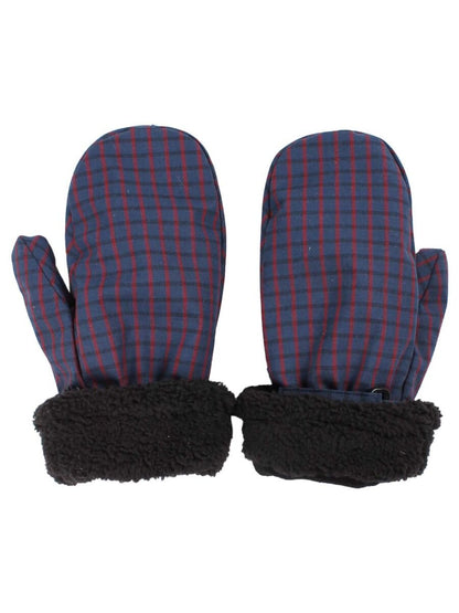 Danehandy Mittens Marine/Black/Redwine