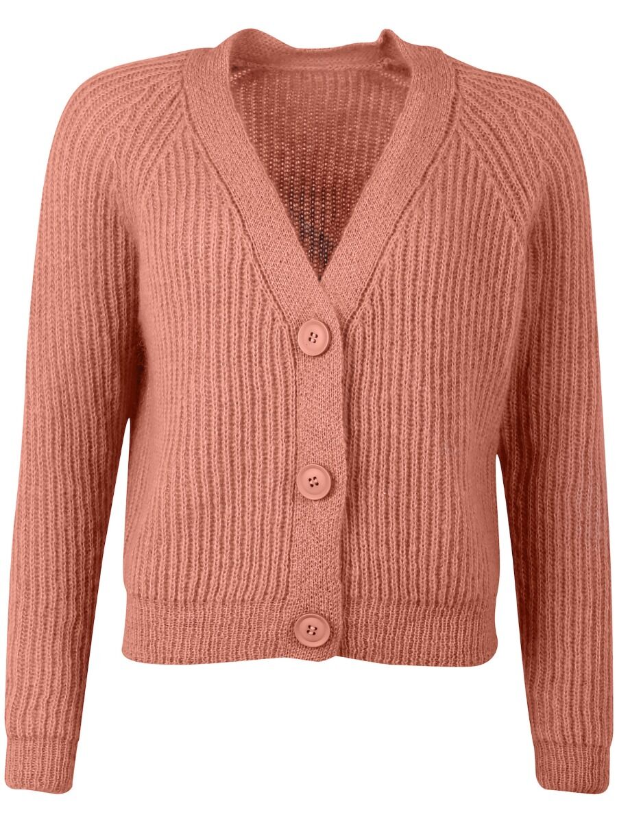Danadorable Wool Cardigan Rose Beige
