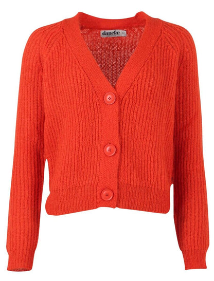 Danadorable Wool Cardigan Bright Red