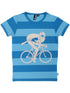 T-shirt til børn med cyklende viking 