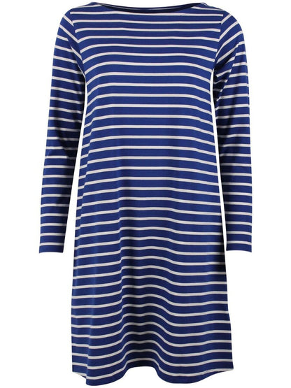 Danenassau Dress Royal Blue/Off white