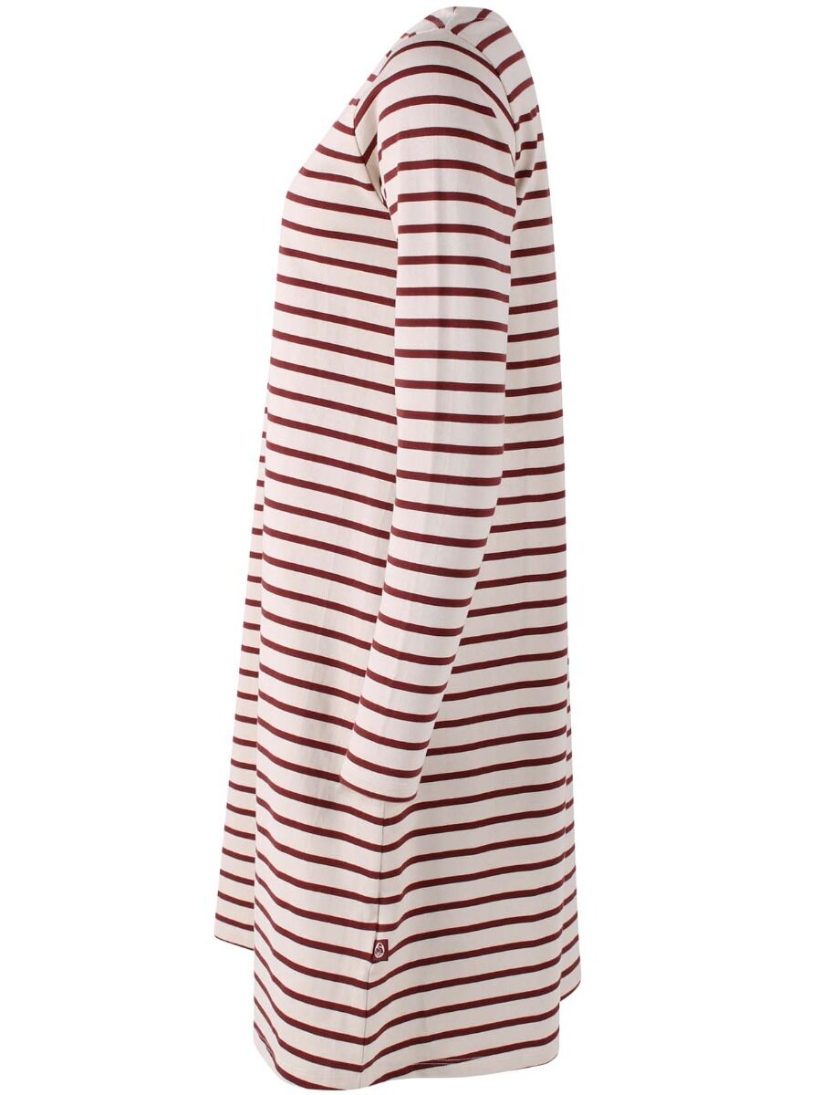 Danenassau Dress Chalk/Red wine