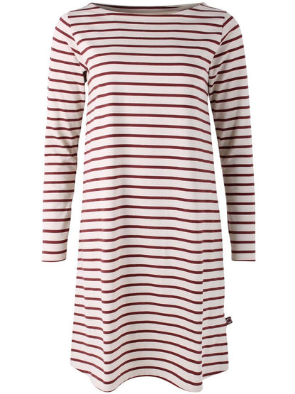 Danenassau Dress Chalk/Red wine