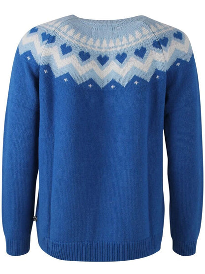 Dananne Wool Sweater Blue/Offwhite