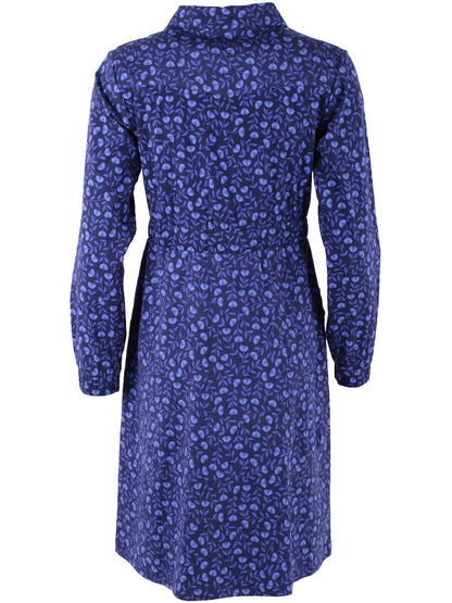 Daneditte Poplin Dress Grey Marine FLEURIE