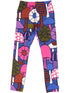 Leggings til børn med blomster og svampe 