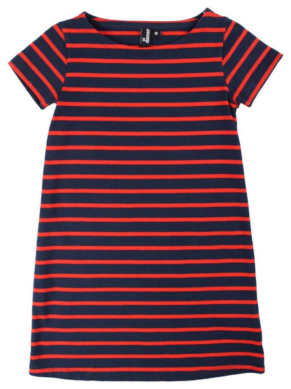 Danekabys Dress Navy/Bright Red