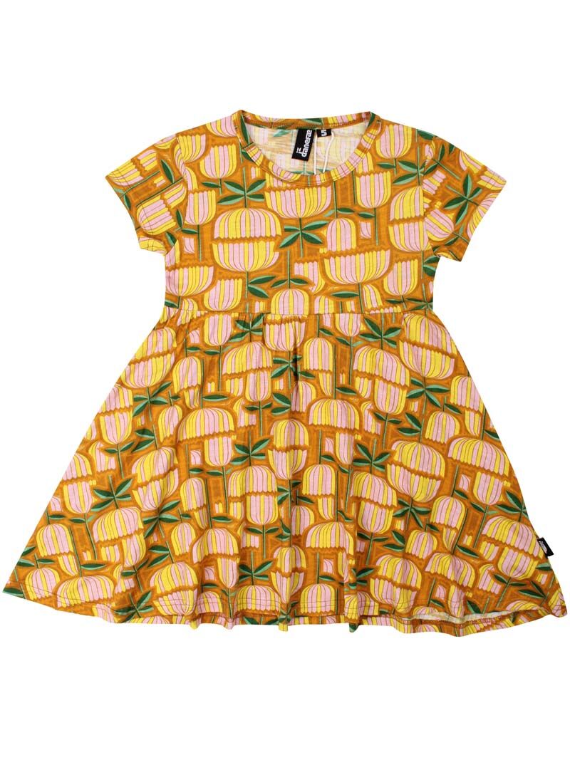 Danelollipop Dress SS Yellow Mix GERMANITE
