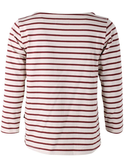 Danecarribean Heavy Cotton Tee Chalk/Red wine