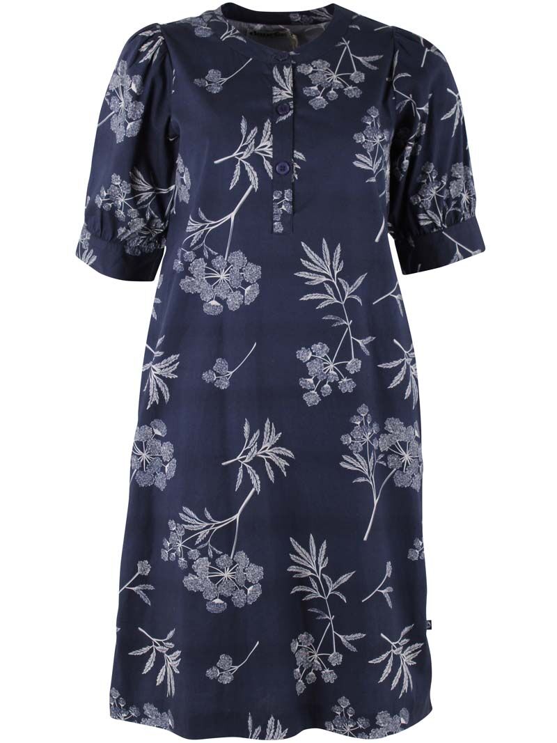 Danamaia Poplin Dress Dk Navy/Chalk HEMLOCK
